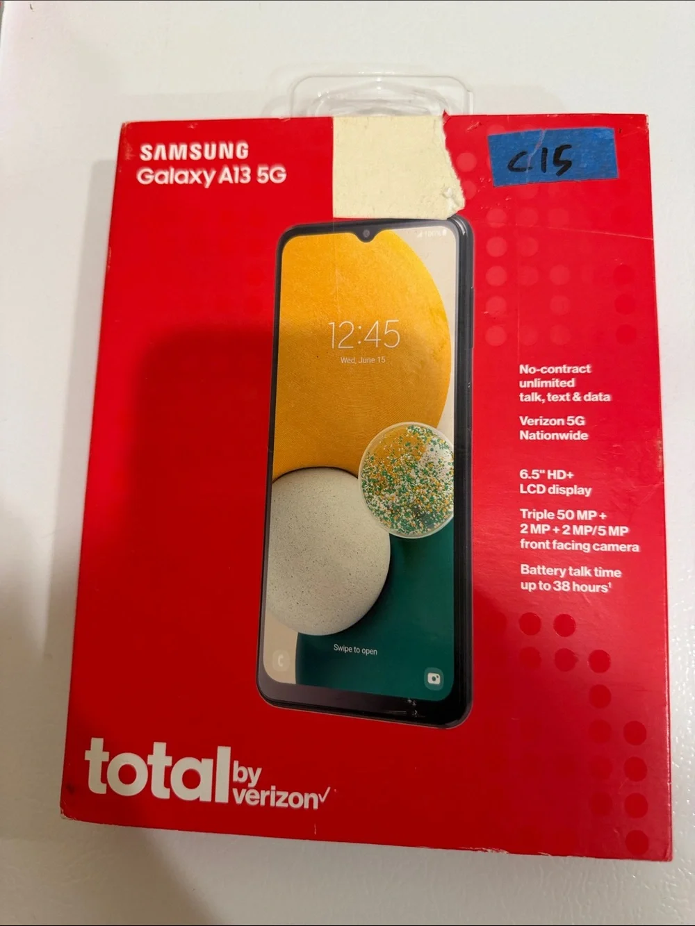 Samsung Galaxy A13 5G Phone Box - Red
